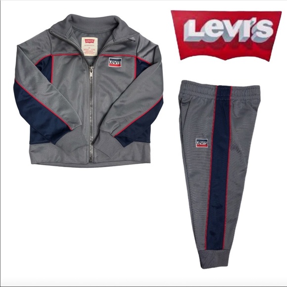 NWT Levi’s 2 piece gray jacket and pants outfit - Picture 1 of 11